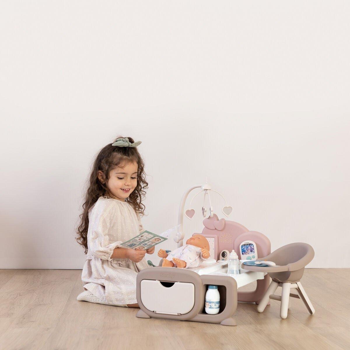 7600220379 Smoby Baby Nurse Nurserie Cocoon - 3'ü 1 Arada Bebek Oyun Seti +3 yaş