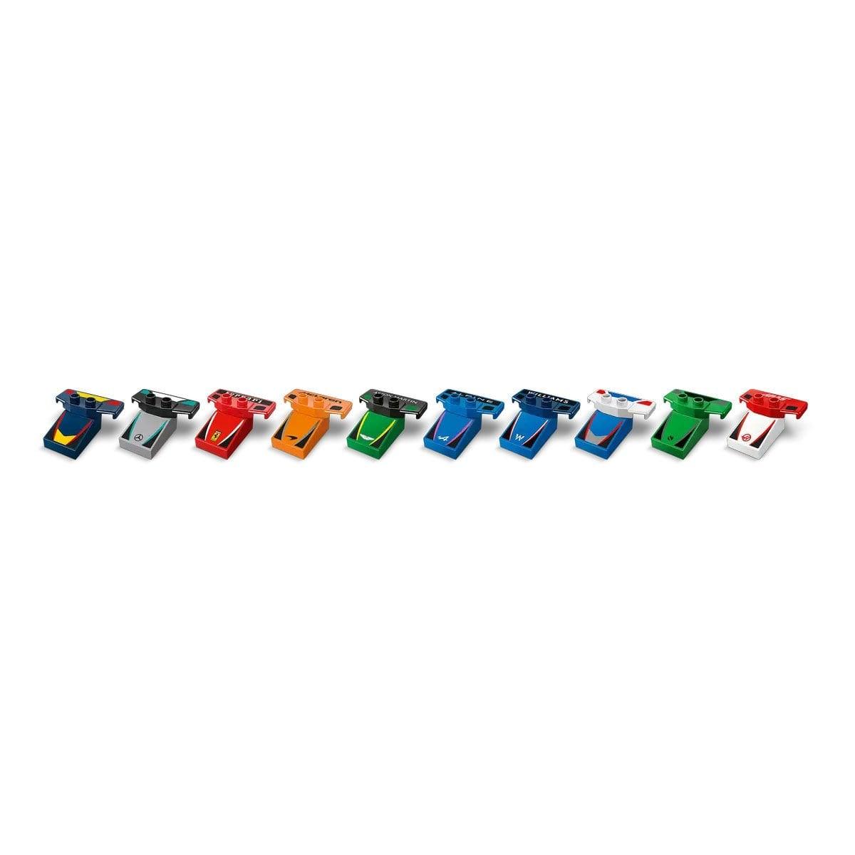 10445 Lego Duplo F1 Takımı Yarış Arabaları ve Sürücüleri 70  parça +2aş