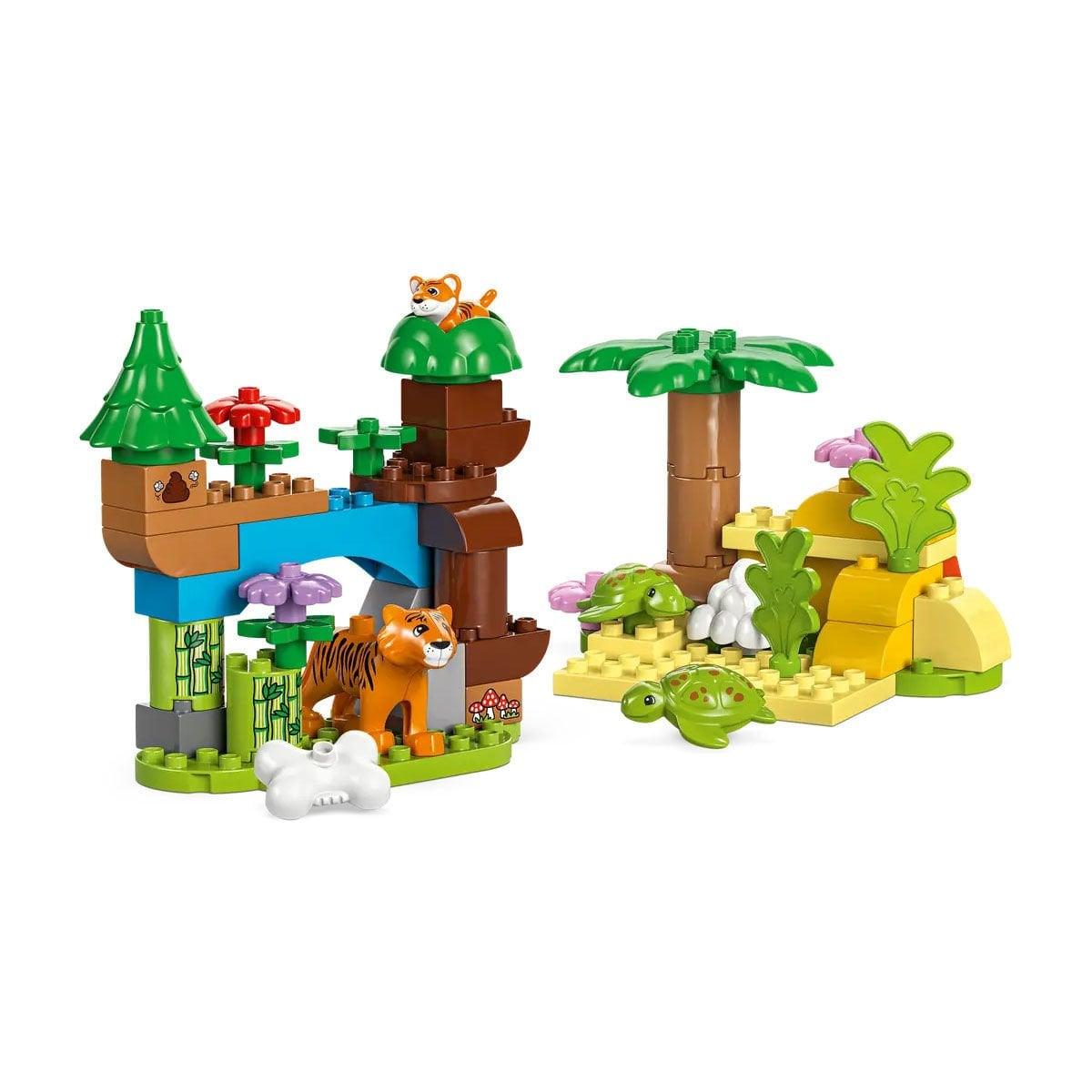 10446 Lego Duplo 3ü1 Arada Vahşi Hayvan Aileleri 92 parça +2aş