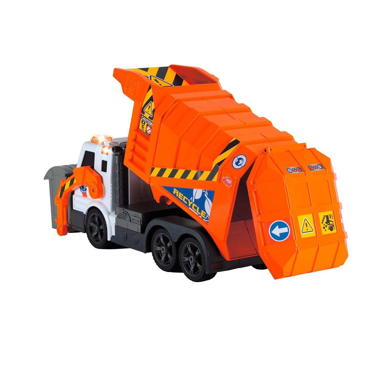 203308369 Dickie Garbage Truck

free wheel light sound B/O lifting fork wt