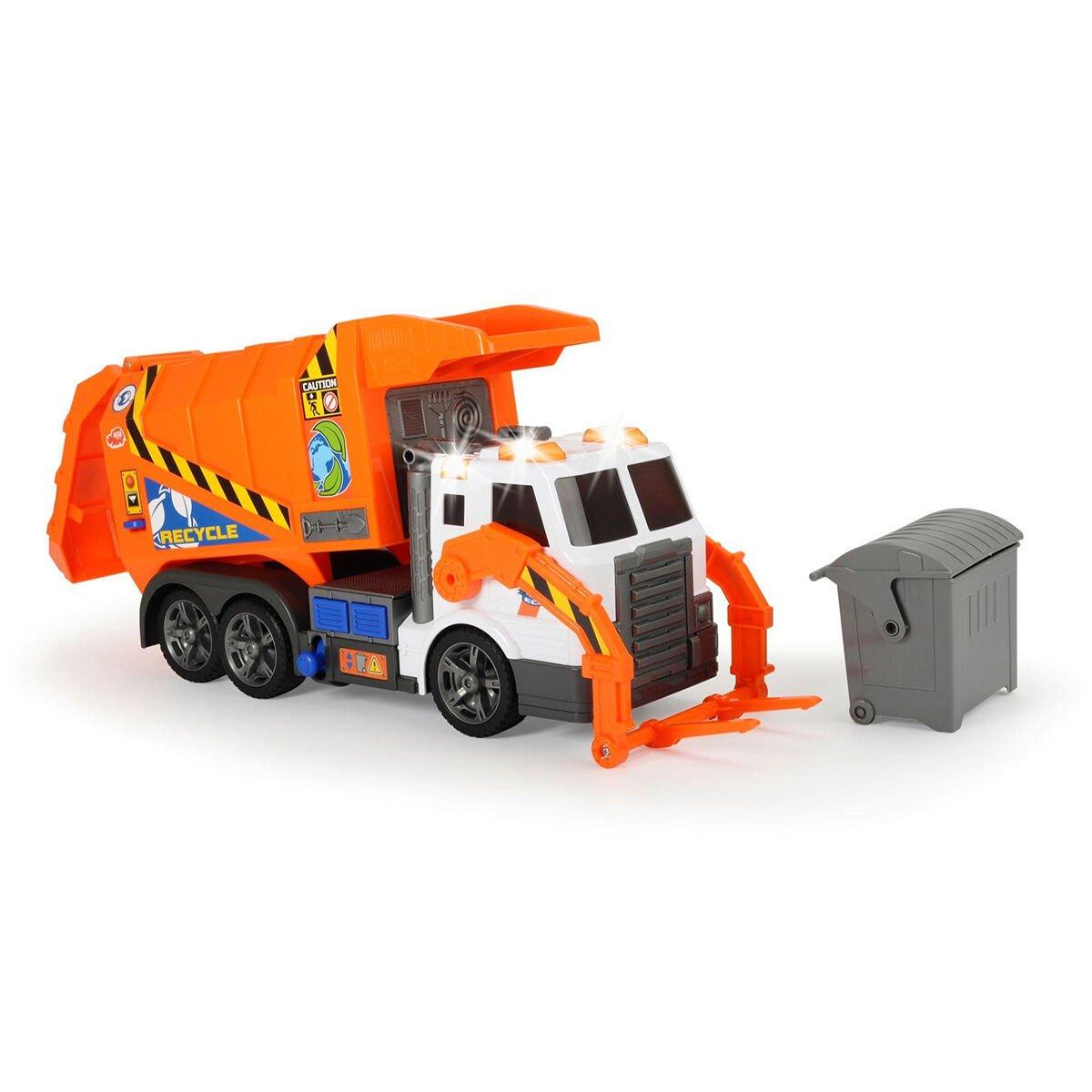 203308369 Dickie Garbage Truck

free wheel light sound B/O lifting fork wt