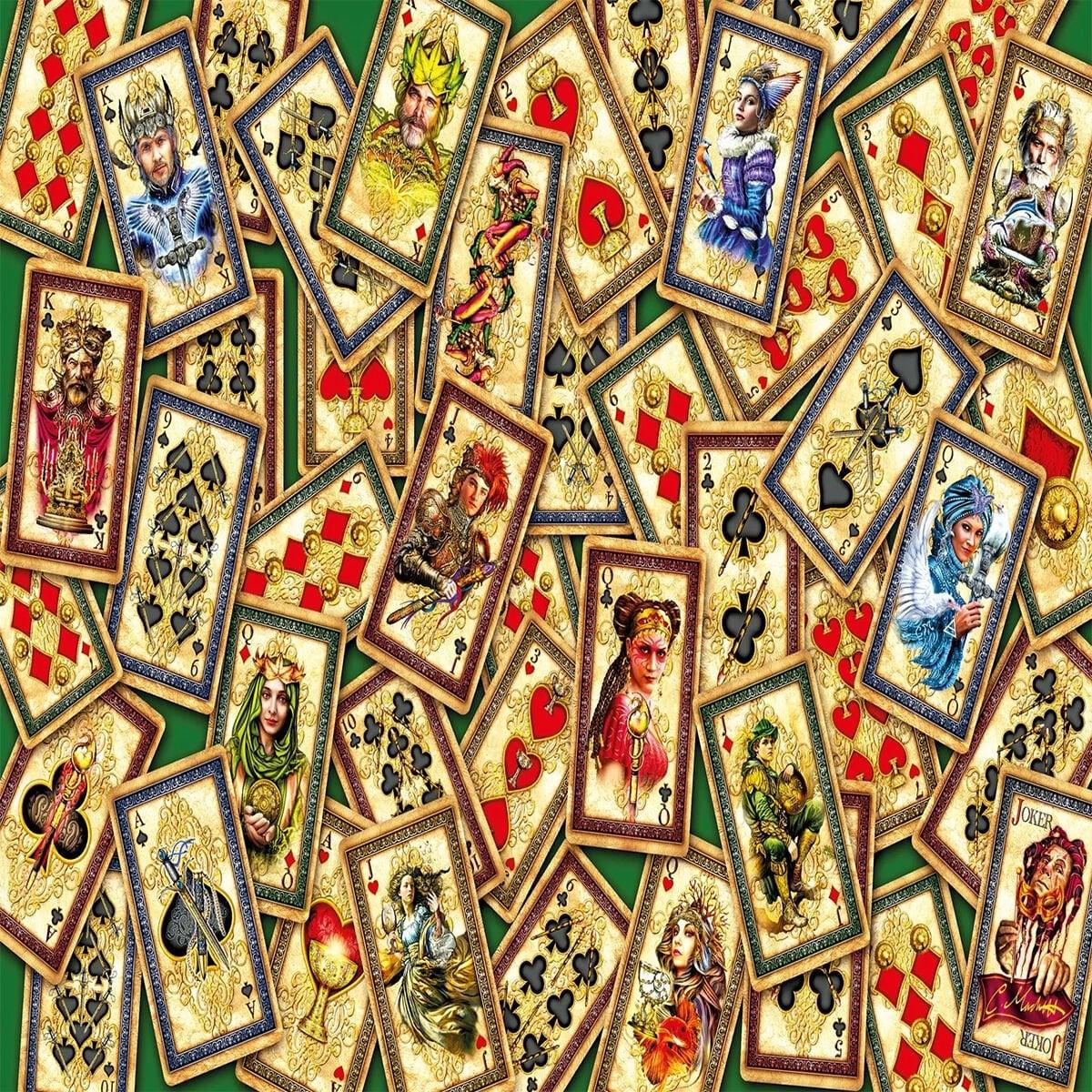 20845  PUZZLE 1000 Fantasy Playing Cards