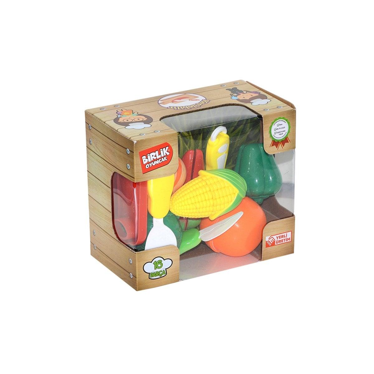 URT007-KUTU-1ABC KESİLEBİLEN SEBZE MEYVE 16 PCS