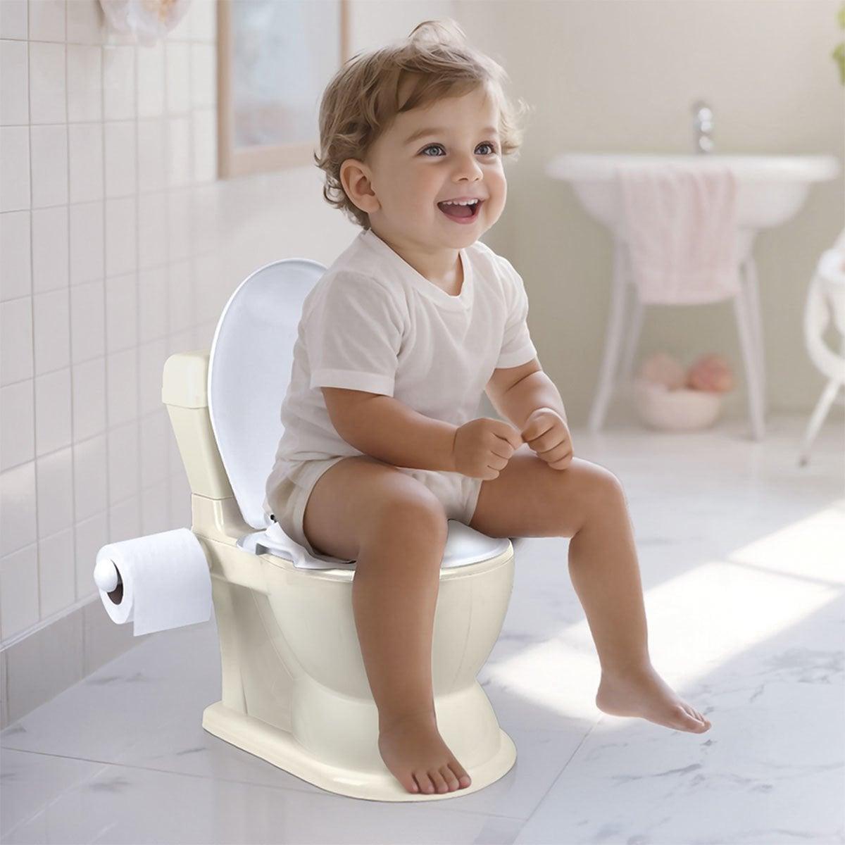 7562 Eğitici Klozet XL Relax Bej -Dolu Oyuncak