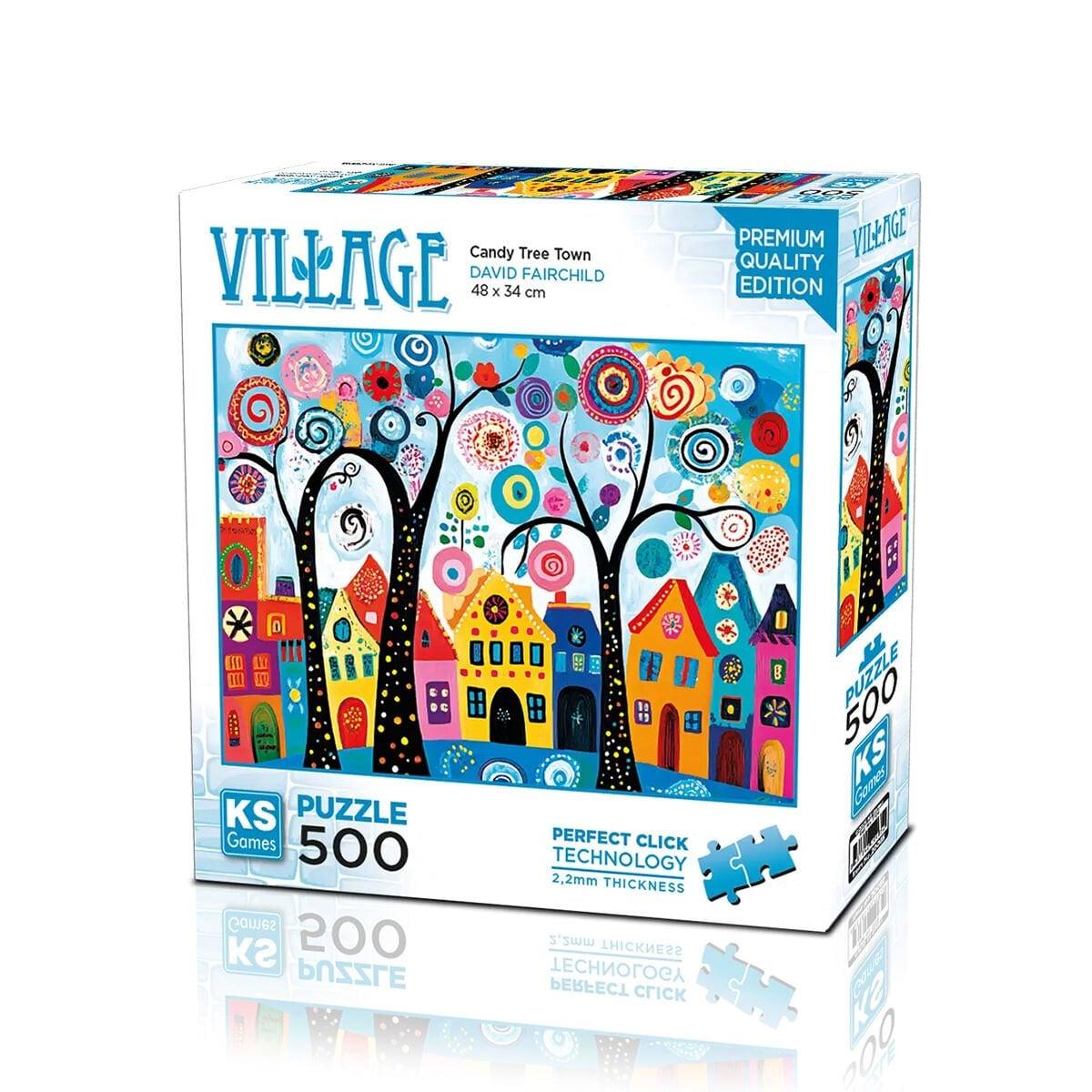 20085 PUZZLE 500 CANDY TREE TOWN