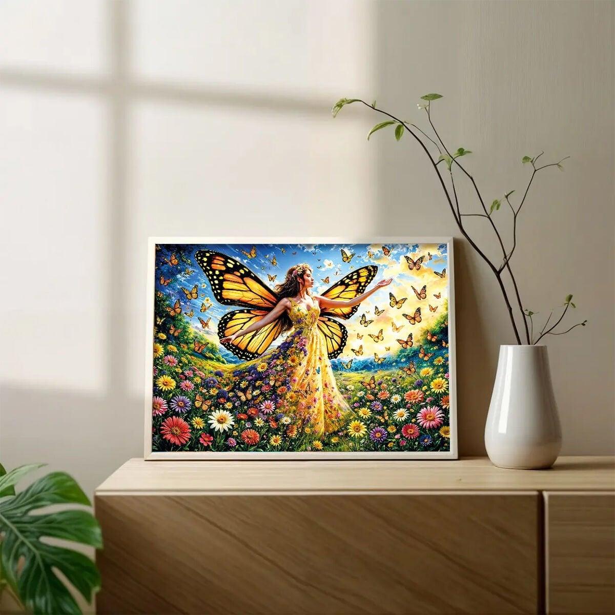 20093 PUZZLE 500 LADY BUTTERFLY