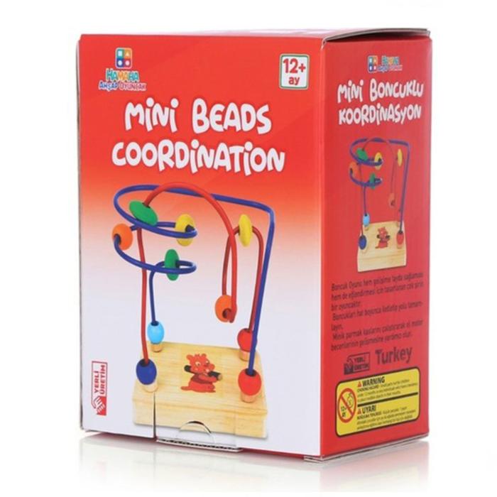 Ahşap Eğitici Mini Boncuklu Koordinasyon