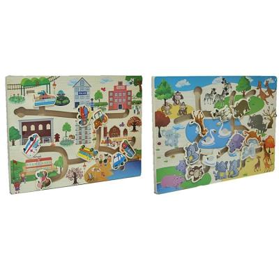 Ahşap Kaydırmalı Puzzle