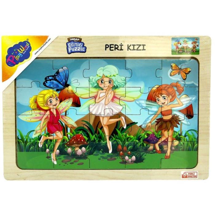 Ahşap Peri Kızı Puzzle