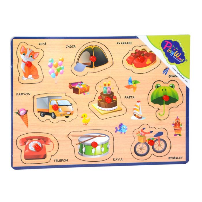 Ahşap Tutmalı Karışık Serisi Puzzle