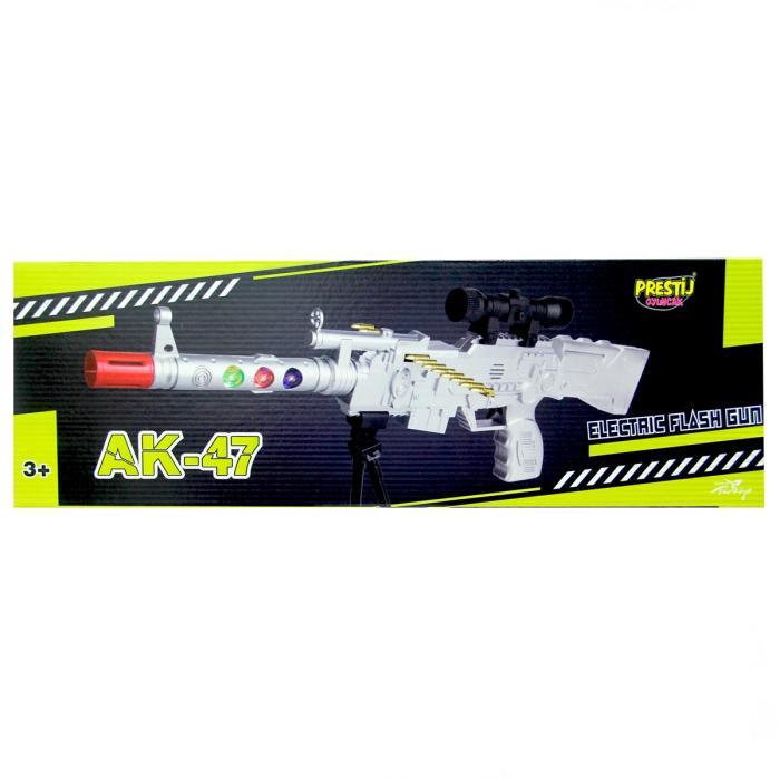 AK-47 Electric Flash Gun  Işıklı Sesli Tüfek