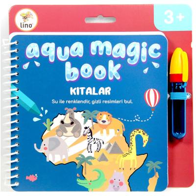 Aqua Magic Kıtalar Sihirli Boyama Kitabı