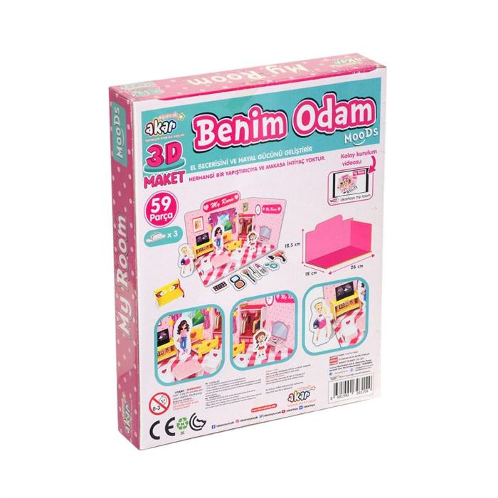 Benim Odam Maket 3 Boyutlu Puzzle