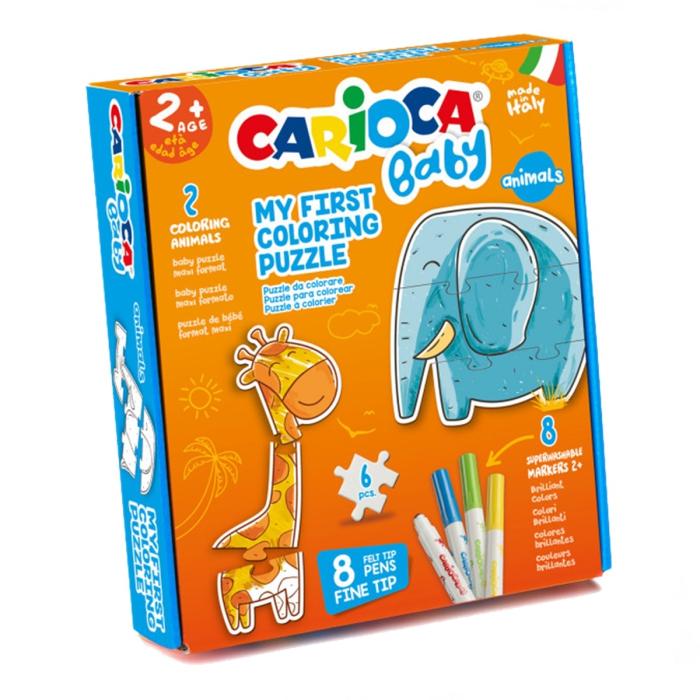 Carioca Boyanabilir Hayvanlar Bebek Puzzle