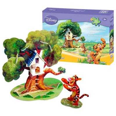 CubicFun Winnie The Pooh Tigger'in Ağaç Evi 3D Puzzle