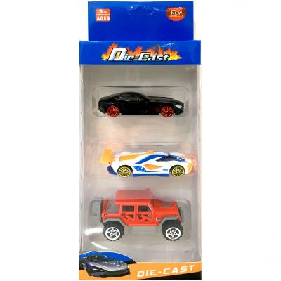 Die Cast 3'lü Metal Araba Seti