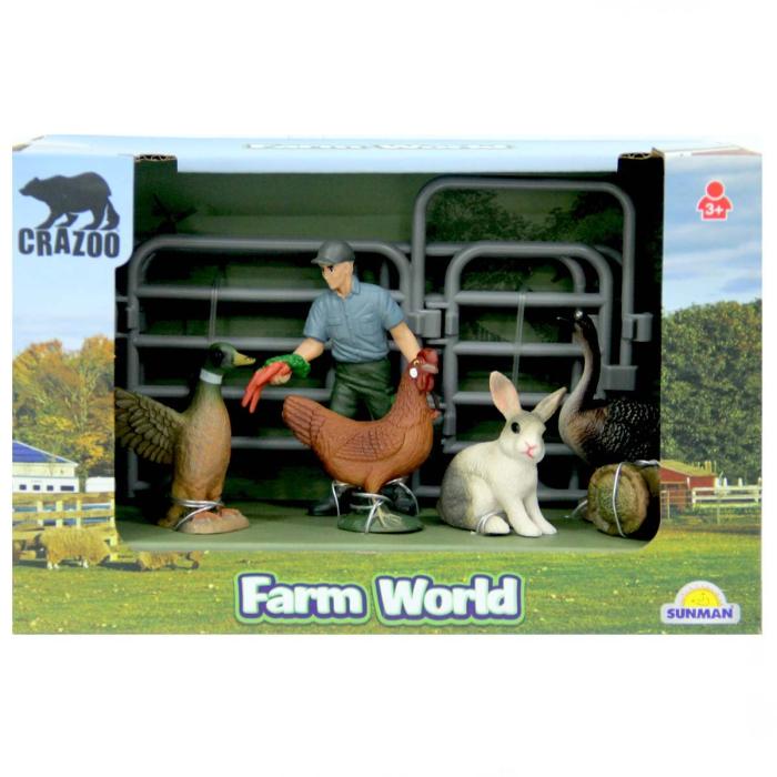 Farm World Çiftlik Hayvanları Küçük Oyun Seti