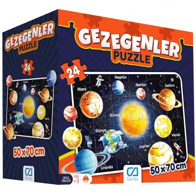 Gezegenler 24 Parça Yer Puzzle