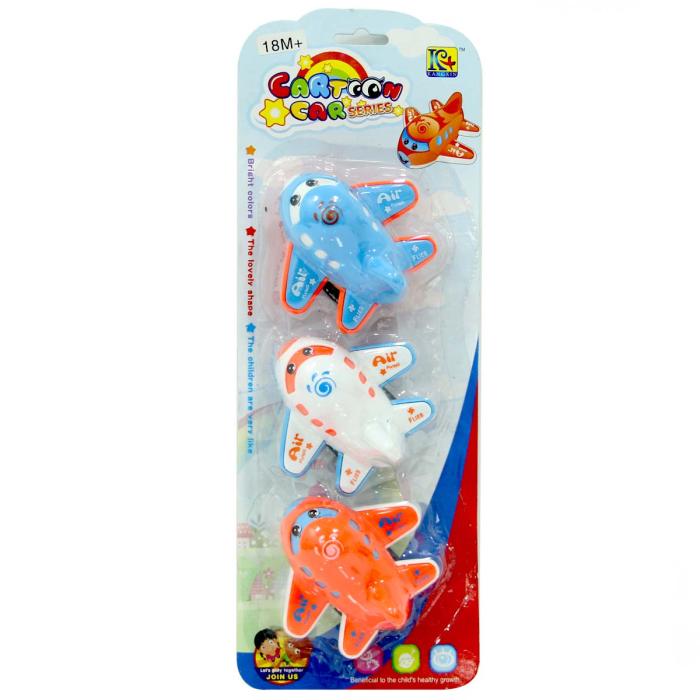 Kırılmaz Mini 3'lü Sürtmeli Uçaklar