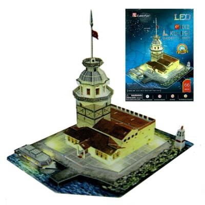 Kız Kulesi Led Işıklı 3D Puzzle