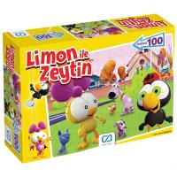 Limon ile Zeytin 100 Parça Kutulu Puzzle