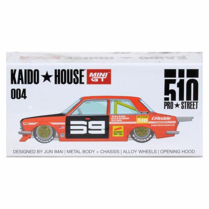 Mini GT 1:64 Kaido House Datsun 510 pro Street SK510 Orange