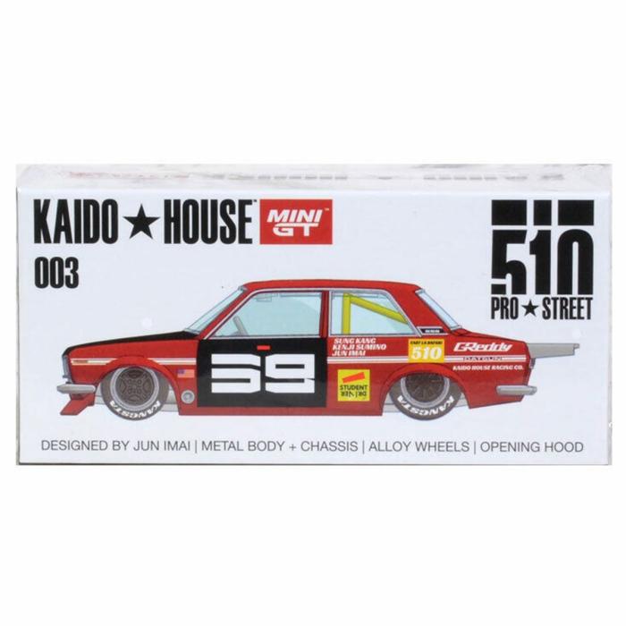 Mini GT 1:64 Kaido House Datsun 510 pro Street SK510 Red