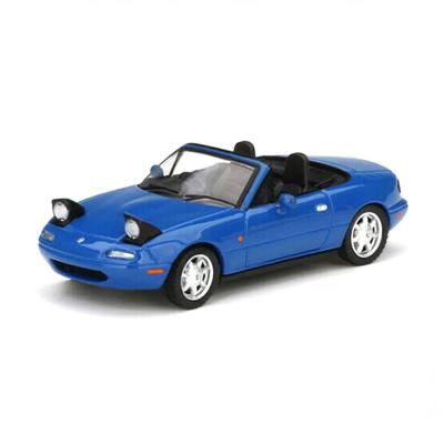 Mini GT 1:64 Mazda Miata MX-5 Mariner Blue Headlight Up