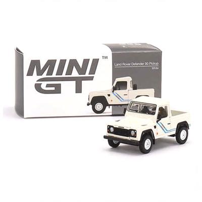 Mini GT 1:64 Land Rover Defender 90 Pickup White