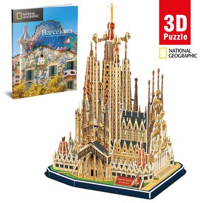 National Geographic 184 Parça 3D Puzzle Sagrada Familia