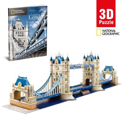 National Geographic 120 Parça 3D Puzzle Tower Köprüsü