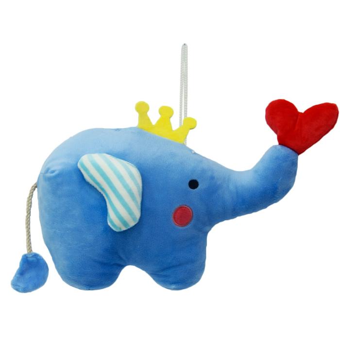 Peluş Çıngıraklı Fil 30 cm