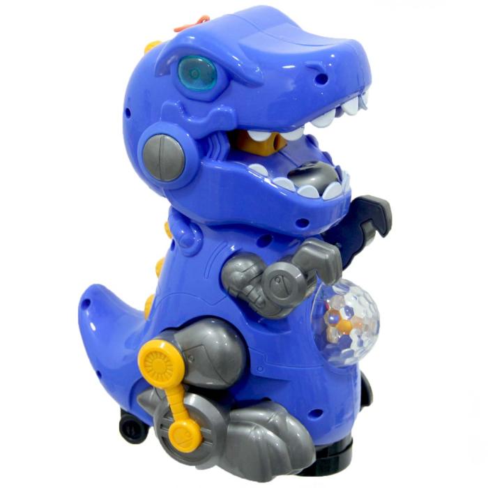 Pilli Işıklı Duman Püskürten Robot Trex
