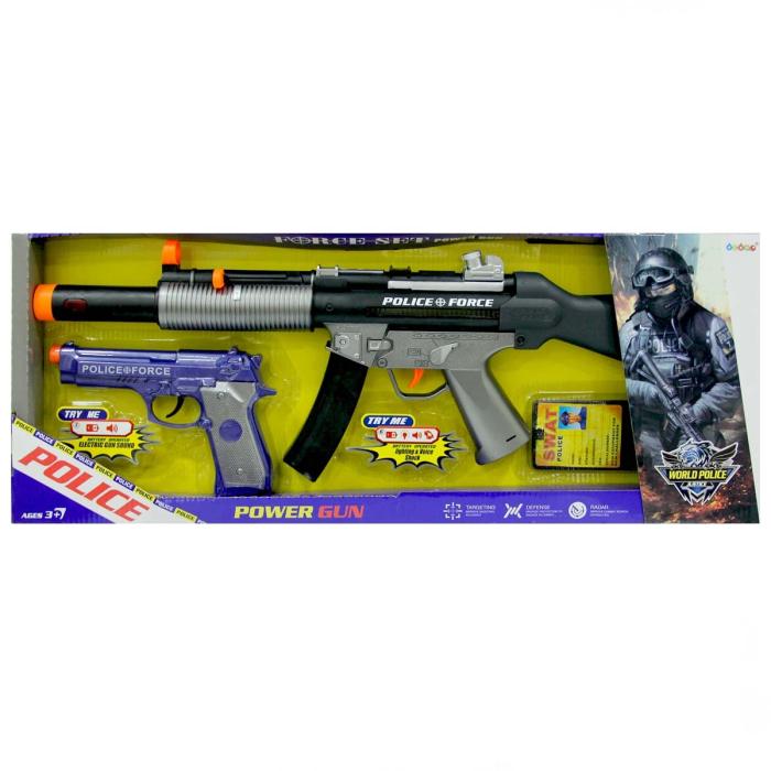 Power Gun Kimlik Kartlı Polis Silah Seti 34190