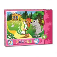 Şapkalı Kız 70 Parça Kutu Puzzle