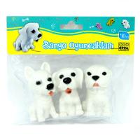 Sevimli Köpekler Vinil Banyo Oyuncakları