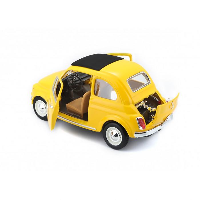 Sunman 1:24 Burago Fiat 500F 1965 Araba