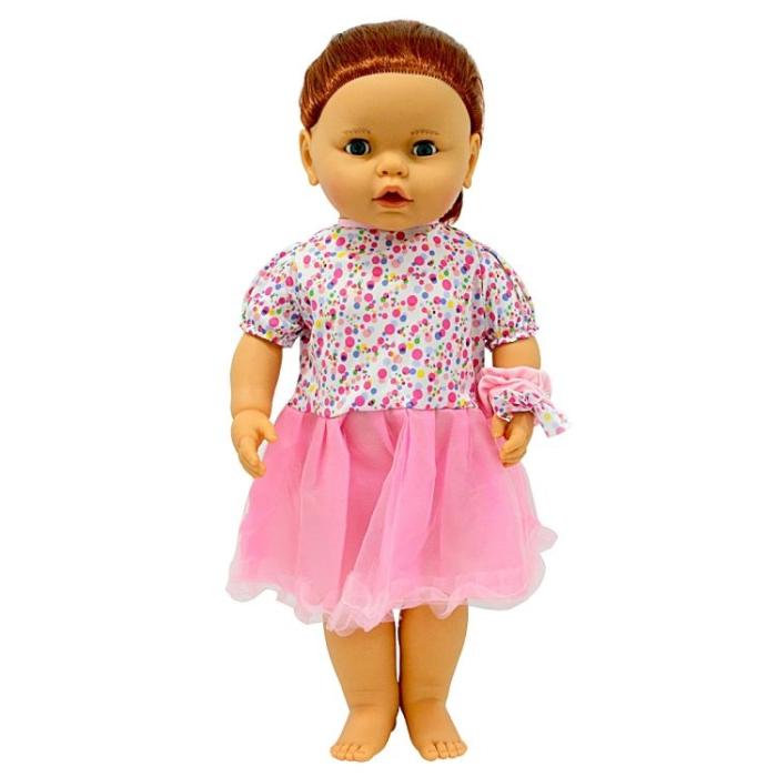 Sunman Lila Sesli Saçlı Et Bebek