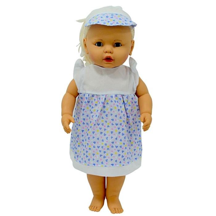 Sunman Lila Sesli Saçlı Et Bebek
