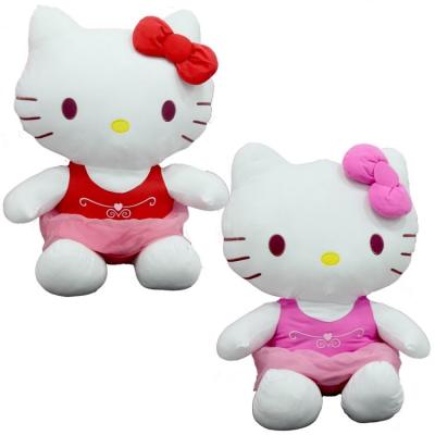 Sunman Peluş Hello Kitty Elbiseli Kurdeleli 36Cm