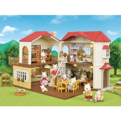 Sylvanian Families Kırmızı Çatılı Işıklı Şehir Evi