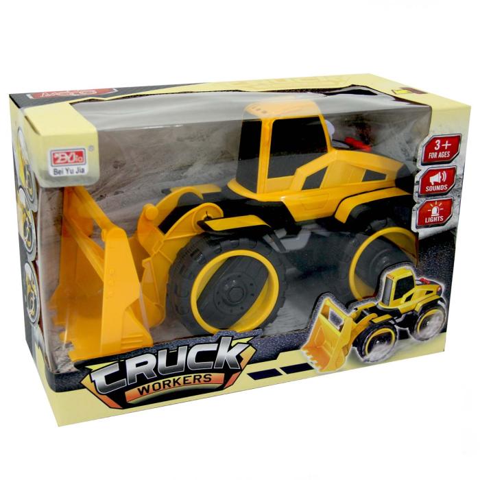 Truck Workers Sesli Işıklı Sürtmeli Dozer