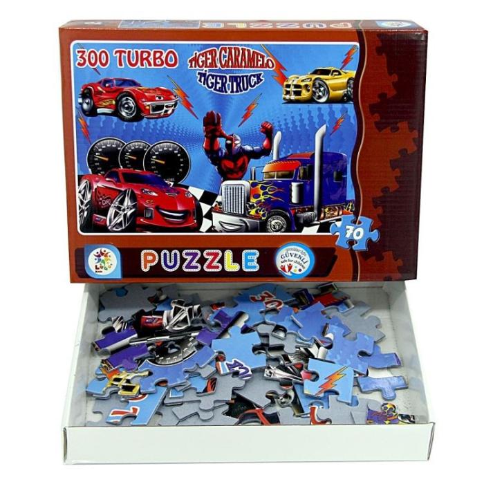 Turbo Taşıtlar 70 Parça Puzzle