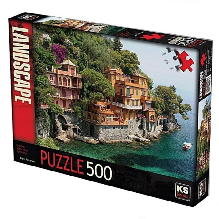 500 Parça Deniz Kenarında Villa Puzzle