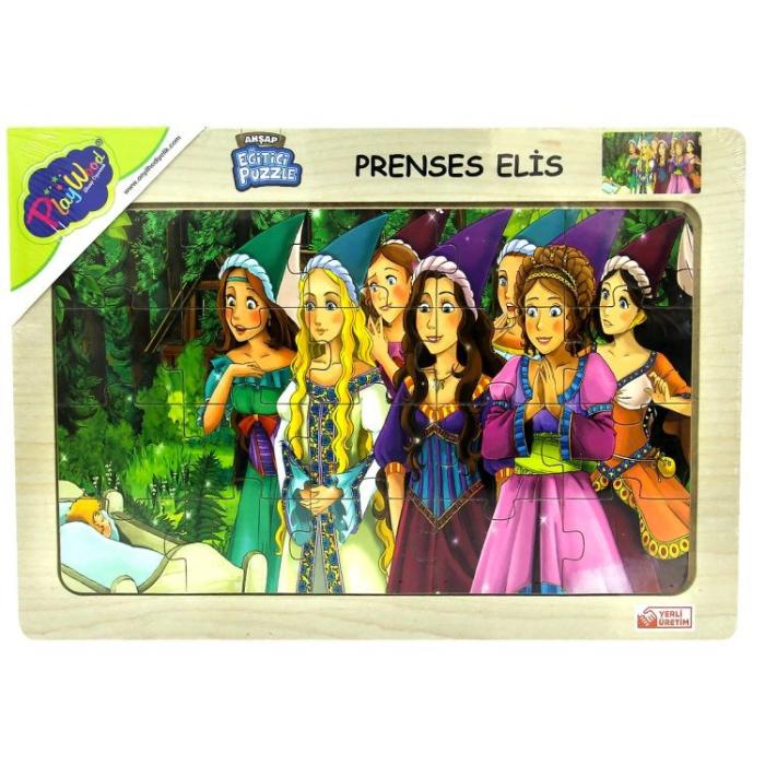 Ahşap Prenses Elis Puzzle