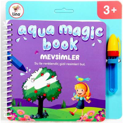 Aqua Magic Mevsimler Sihirli Boyama Kitabı