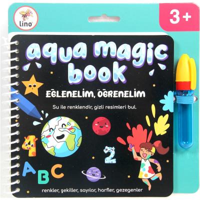 Aqua Magic Eğlenelim Öğrenelim Sihirli Boyama Kitabı