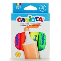 Carioca Fosforlu Renkler İşaretleme Kalemi 4 Renk 42870