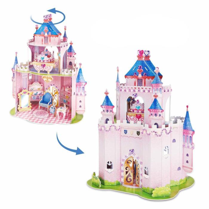 CubicFun Prenses Gizli Bahçe Şatosu 3D Puzzle