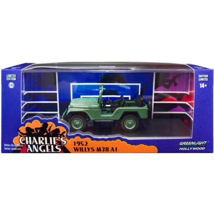 Greenlight 1:43 1952 Willys M38 A1 Charlie's Angels